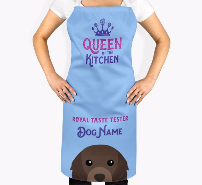 Queen of the Kitchen: Personalized {breedFullName} Apron